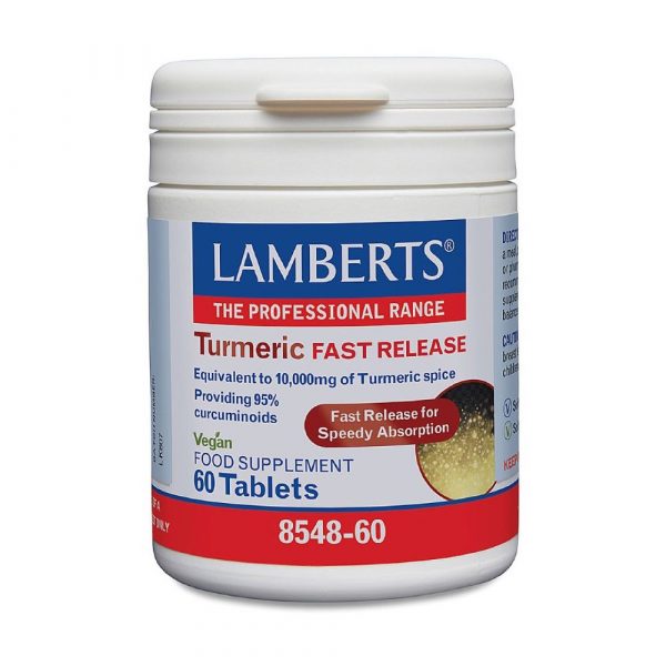 Curcuma fast release da marca Lamberts