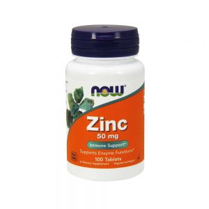 Gluconato de Zinco 50 mg 100 comprimidos - Now