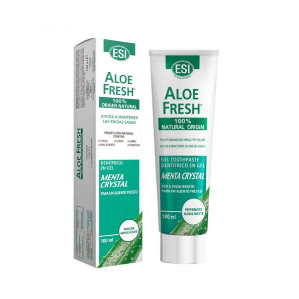 Gel Dentrifico Aloe Fresh Menta Crystal 100 ml - Esi