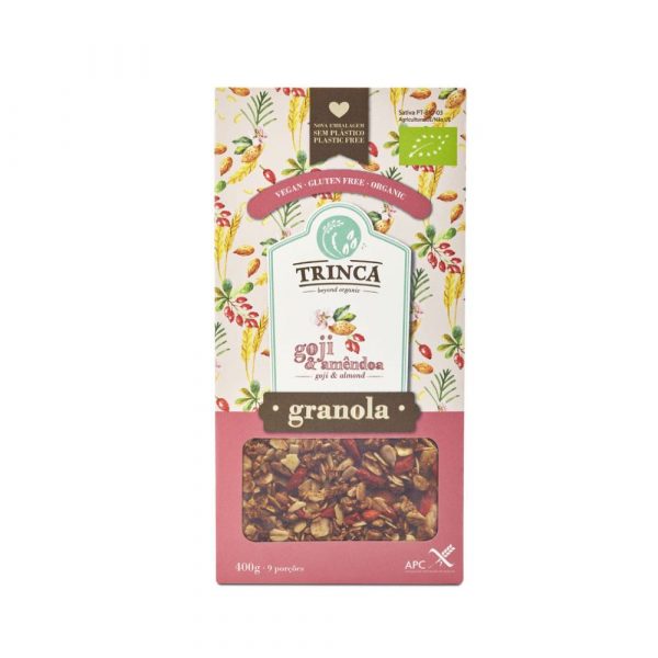 GRanola de goji e amêndoa da marca Trinca