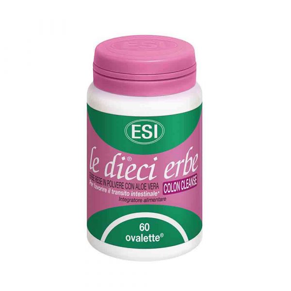 Le Dieci Erbe Colon Cleanse 30 comprimidos - Esi