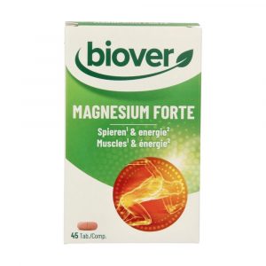 Magnesium forte em comprimidos da marca Biover