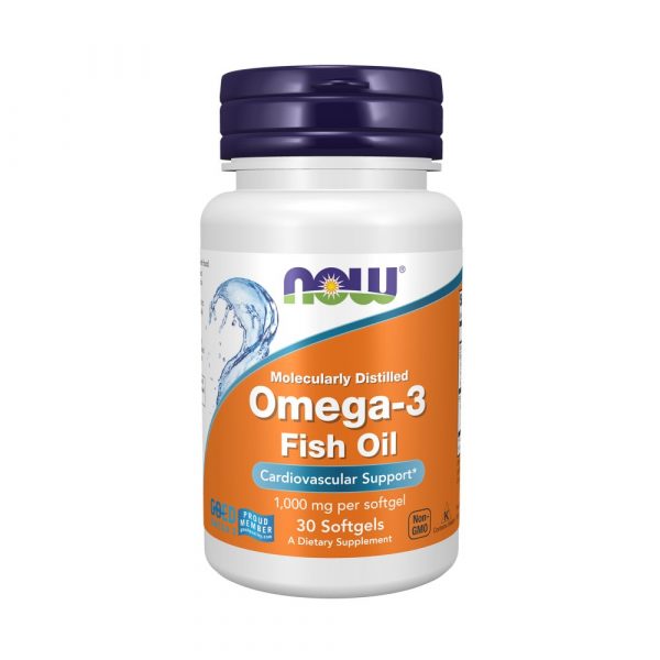 omega 3 de 30 cápsulas da marca now