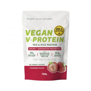 V-Protein Morango 720g - Gold Nutrition