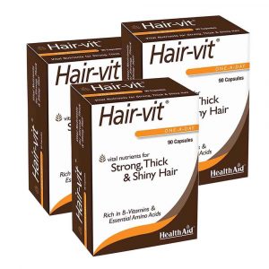 Hair vit pack 3 unidades da Health aid