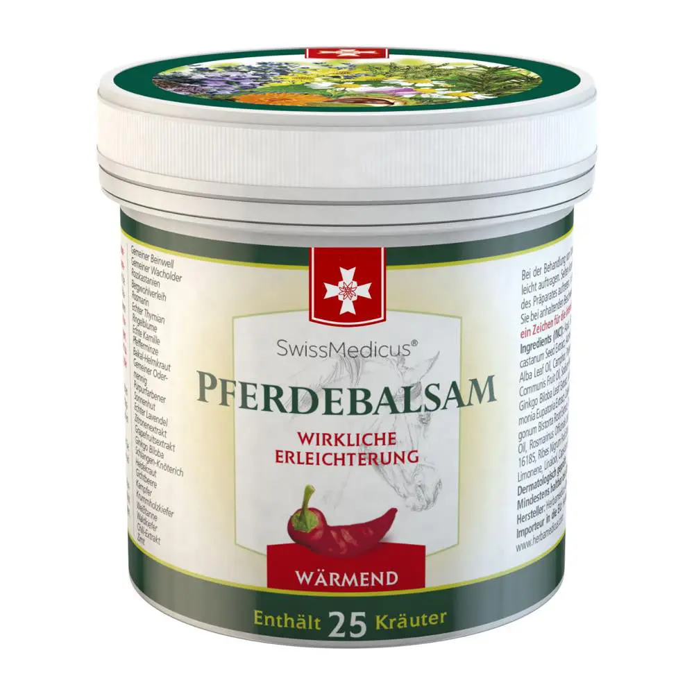 Pferde Bálsamo Quente 500ml - Swiss Medicus - Lifenatura