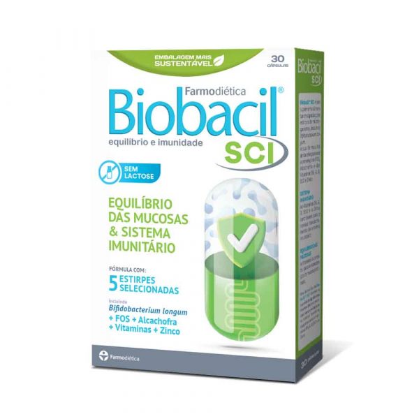 Biobacil SCI em cápsulas da Farmodietica