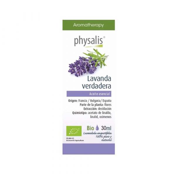 Aceite Esencial de Lavanda Verdadera Ecológica - 30ml - Physalis