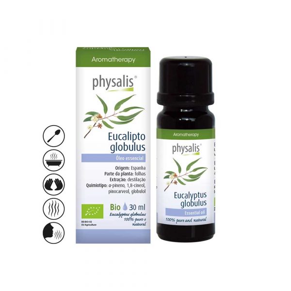 Óleo Essencial de Eucalipto Globulus Bio - 30ml - Physalis