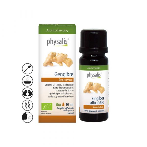 Aceite Esencial de Jengibre Bio - 10ml - Physalis