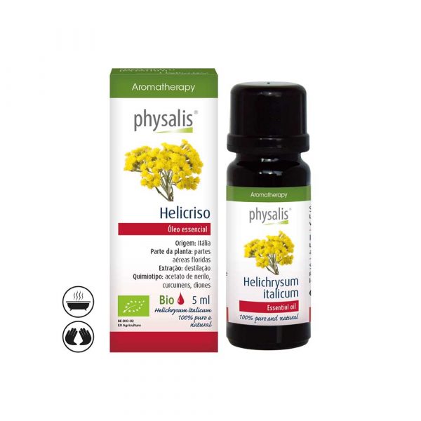 Óleo Essencial de Helicriso Bio - 5ml - Physalis