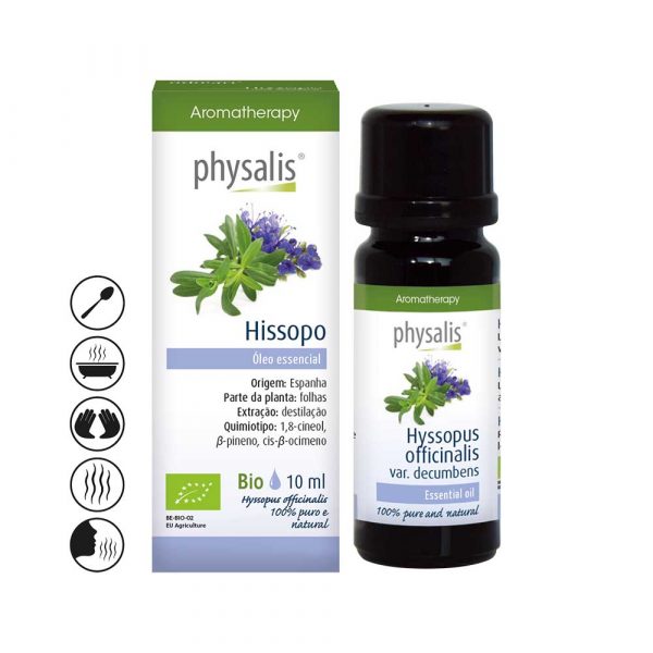 Óleo Essencial de Hissopo Bio 10ml - Physalis