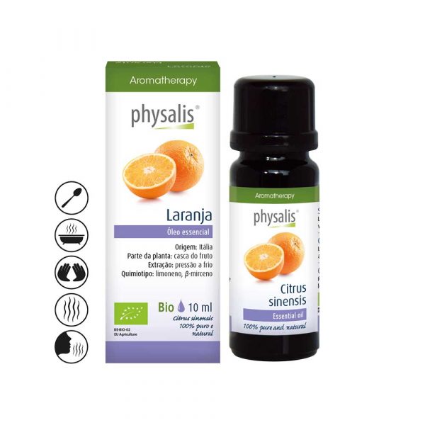 Óleo Essencial de Laranja Bio 10ml - Physalis