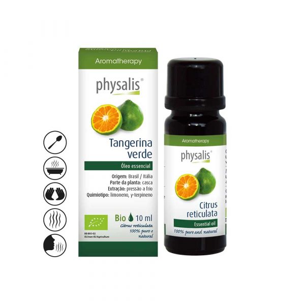 Óleo Essencial de Tangerina Verde Bio 10ml - Physalis