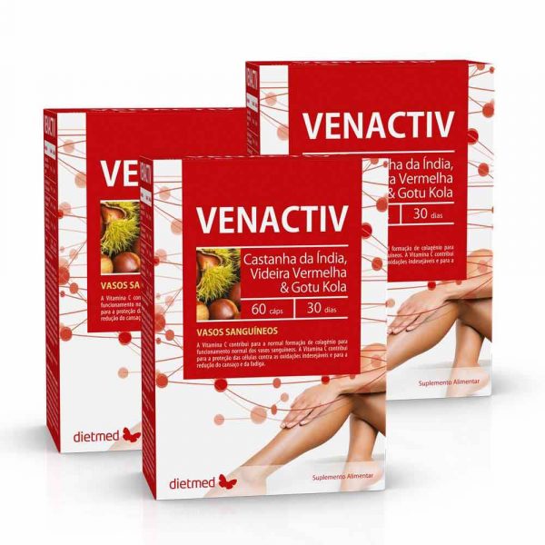 Venactiv pack em cápsulas da dietmed