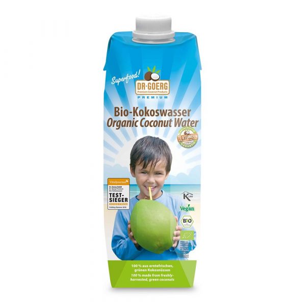 Agua de Coco Dr. goerg ahora en 1 Litro