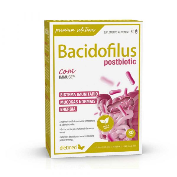 Bacidofilus Postbiótico 30 Cápsulas - Dietmed