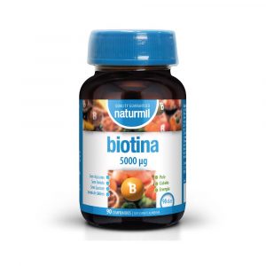 Biotina 5000 µg 90 Comprimidos - Naturmil
