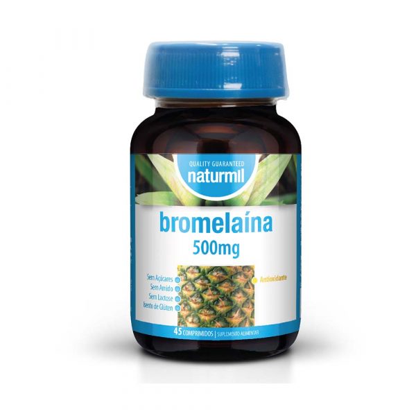 Bromelina 500mg 45 Comprimidos - Naturmil