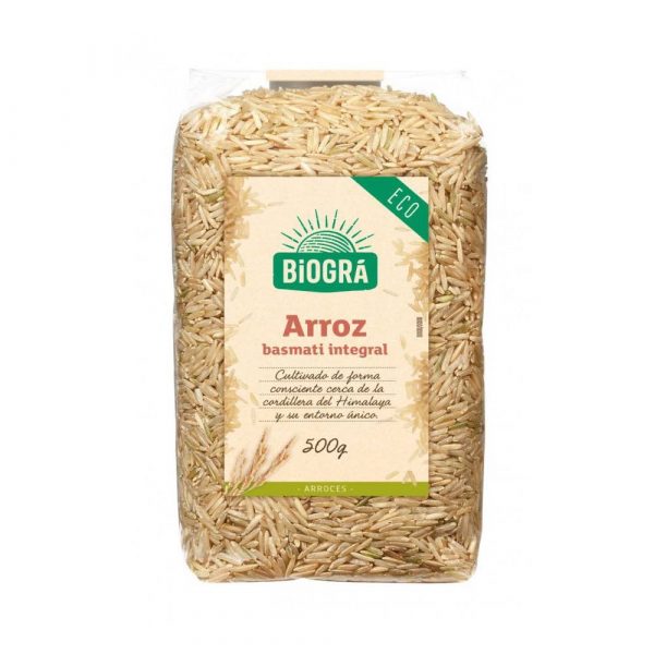 Arroz basmati integral bio da marca Biográ