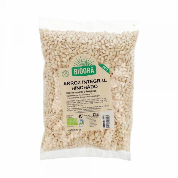 Arroz integral inflado de Biográ