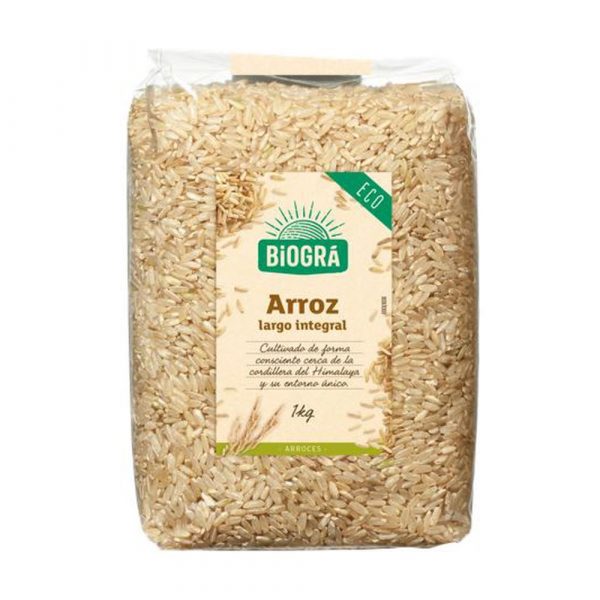 Arroz Largo Integral da marca Biográ