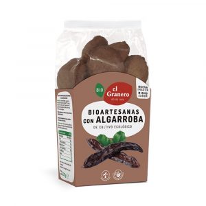 Biscoitos de Alfarroba bio da marca el granero