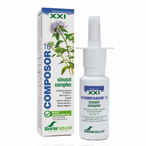 Composor 16 Sinusol 25 ml - Soria Natural