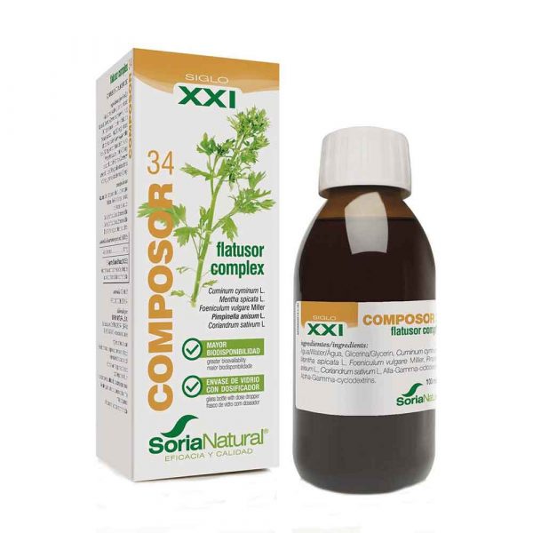 Composor 34 Flatussor 100ml - Soria Natural