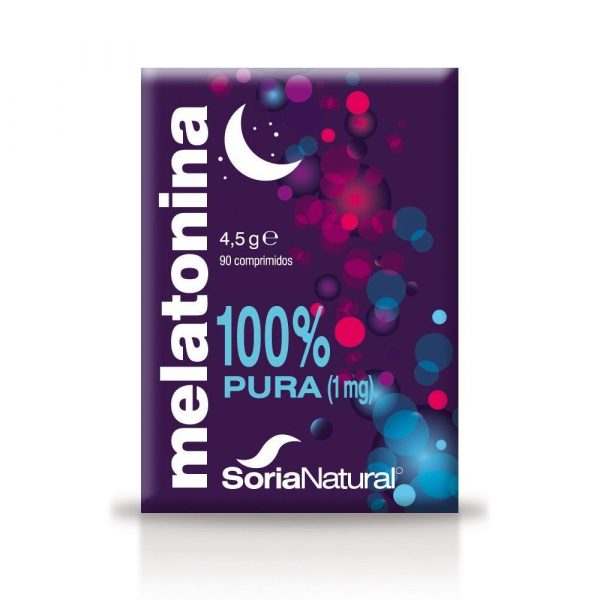 Melatonina em comprimidos da marca Soria Natural