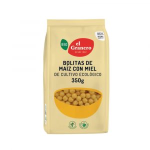 Bolitas de milho com mel da marca El Granero.