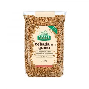 Cebada en grano de la marca Biogra