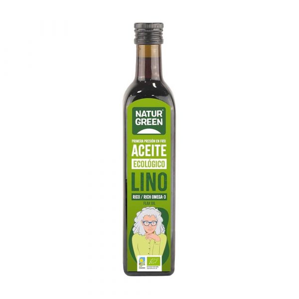 azeite de linhaça de 500ml da naturgreen