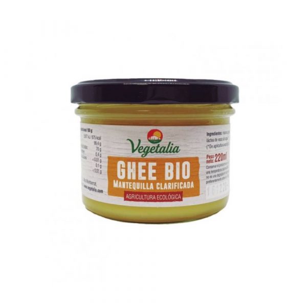 Manteiga Ghee de vaca 220g da marca Vegetalia