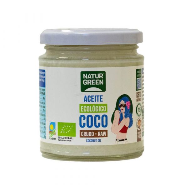 Óleo de coco 200ml d marca naturgreen